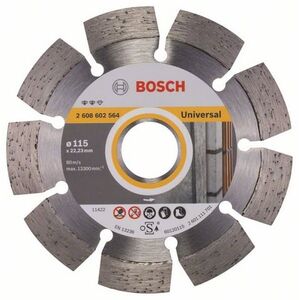 Bosch Tarcza tnąca diamentowa Expert for Universal 115 x 22mm - 2608602564 3172162 3165140580700