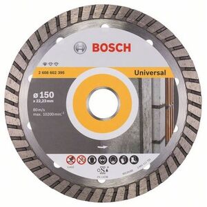 Bosch Diamentowa tarcza tnąca STANDARD FOR UNIVERSAL TURBO 150x22,2mm 2 608 602 395 3172181 3165140510028