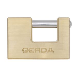 Gerda Kłódka trzpieniowa mosiężna 75mm + 3 klucze 3183229 5903373000743