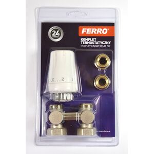 Ferro Zestaw termostatyczny uniwersalny głowica GT11 (ZTV07) 3221947 5901095699917