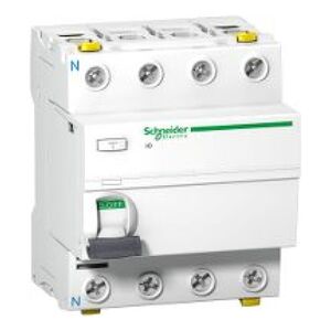 Schneider Wyłącznik różnicowoprądowy iID-40-4-100-AC 40A 4-biegunowy 100mA typ AC (A9Z12440) 3312335 3606480442391
