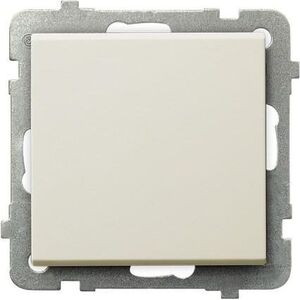 Ospel Łącznik jednobiegunowy Sonata 16AX IP20 ecru (ŁP-1R/m/27) 3314394 5907577444617