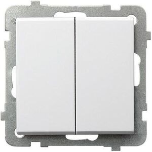 Ospel Łącznik podwójny Sonata zwierny 10AX IP20 biały (ŁP-17R/m/00) 3314412 5907577446017