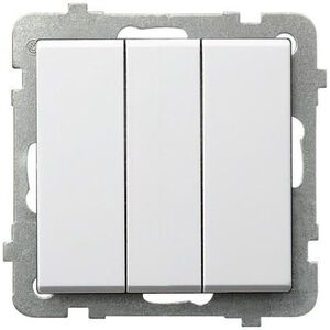 Ospel Łącznik potrójny Sonata biały (ŁP-13R/m/00) 3320216 5907577444600