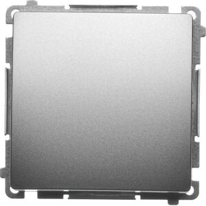 Kontakt-Simon Łącznik pojedynczy Simon Basic 10AX 250V satynowy (BMW1.01/29) 3331858 5902787812454