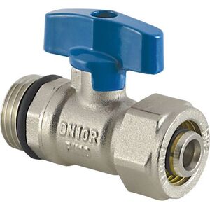 Ferro Zawór kulowy wodny 1/2" z motylkiem niebieski (KPEX16-BH) 3336160 5902194946902