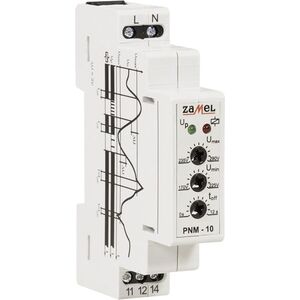 Zamel Przekaźnik napięciowy 1-fazowy 230V AC PNM-10 (EXT10000103) 3336636 5903669021865