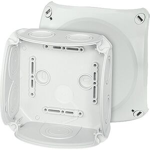 Hensel Puszka odgałęźna 130 x 130 x 77 bez zacisków IP66 szara DK 0600 GZ (62000153) 3343070 4012591125440
