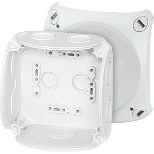Hensel Puszka odgałęźna 104 x 104 x 70mm bez zacisków IP66 szara DK 0400 GZ (62000150) 3343071 4012591125358