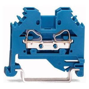 Wago Złączka szynowa 2-przewodowa 4mm2 niebieska (281-104) 3363947 4045454076054