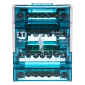 Eti-Polam Blok rozdzielczy 125A 4P 7-zaciskowy EDB-407 3369776 2019762203794