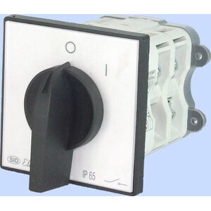 Elektromet Łącznik krzywkowy 0-1 3P 63A IP65 ŁK 63-12 z płytką (926312) 3370290 5906197480968