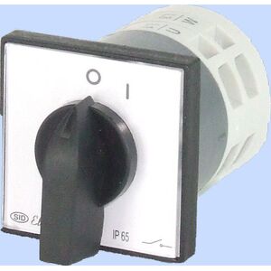 Elektromet Łącznik krzywkowy 0-1 3P 12A IP65 Łuk E12-12 z płytką (921201) 3370411 5906197480012