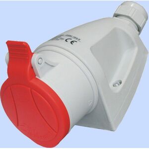 Elektromet Gniazdo stałe MINI z dławikiem czerwone GSM 5P 16A 400V (921860) 3370438 5906197487332