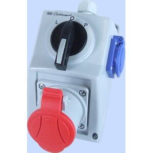 Elektromet Zestaw instalacyjny z gniazdem 4P L-0-P 32A IP54 (974013) 3370481 5906197483587