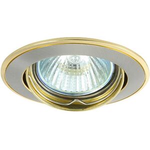 GREENLUX Oczko halogenowe AXL 12V MR16 GU5,3 50W satynowy nikiel/złoty (GXPL043) 3380095 8592660101934