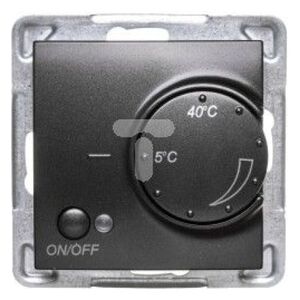 Ospel IMPRESJA Regulator temperatury /czujnik napowietrzny/ antracyt (RTP-1YN/m/50) 3380713 5907577461942