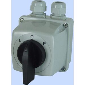 Elektromet Łącznik krzywkowy L-0-P 3P 25A IP44 Łuk E25-43 w obudowie (952542) 3398588 5906197480579