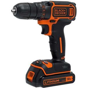 Wiertarko-wkrętarka Black&Decker 18 V 2 x akumulator 1.5 Ah 3407814 5035048645574