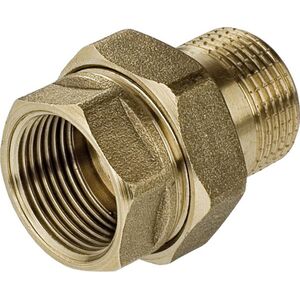 Perfexim Dwuzłączka mosiężna prosta z kulista końcówką 3/4" (07-147-0200-000) 3411568 5902626218799