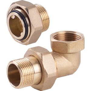 Perfexim Dwuzłączka mosiężna kolanowa z oringiem 5/4" (07-148-0320-000) 3411575 5902626216627