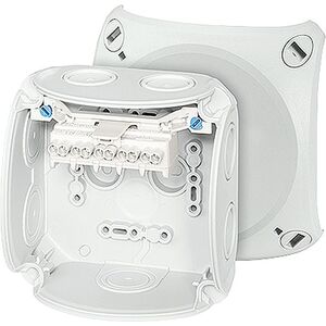 Hensel Puszka odgałęźna 104x104x70 5x2,5mm2 CU IP66 szara DK 0402 GZ (62000149) 4012051 4012591125341