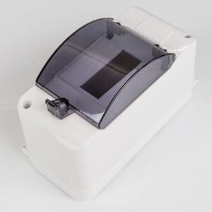 Karlik Obudowa bezpiecznikowa 3 modułowa z zerem i klapką białe (OB-3ZZK) 4164736 5903292630809