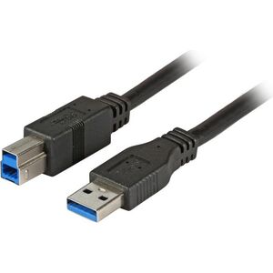 Kabel USB EFB USB-A - USB-B 3 m Czarny (K5247SW.3) 4720703 4049759102371