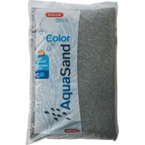 Zolux Aquasand Color pastelowa szarość 1kg 4961212 3336023461021