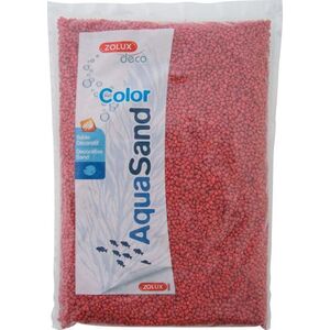 Zolux Aquasand Color malinowy 1kg 4961219 3336023460956