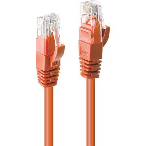 Lindy Patchkabel Cat6 U/UTP orange 1.00m (48107) 5285682 4002888481076