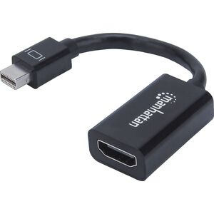 Adapter AV Manhattan DisplayPort Mini - HDMI czarny (151528) 5616463 766623151528
