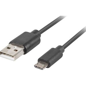 Kabel USB Lanberg USB-A - 1.8 m Czarny (CA-USBM-20CU-0018-BK) 5617785 5901969416367