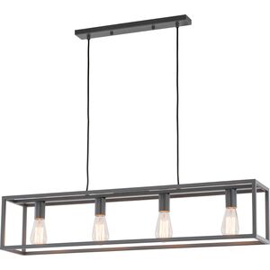 Lampa wisząca Italux Sigalo industrial klasyczna szary  (MD-BR4366-D4 GR) 5631356 5900644436058
