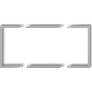 Karlik Ramka wypełniająca podwójna serii Deco srebrny metalik (7DRW-2) 5774821 5903418066543