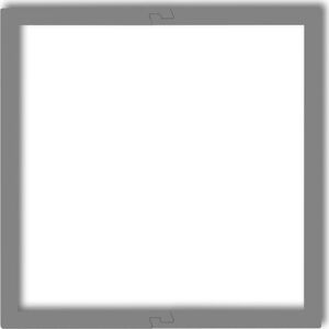 Karlik Ramka wypełniająca pojedyncza serii Deco szary mat (27DRW-1) 5774893 5901832008583