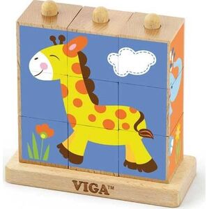 Viga VIGA Kostki Logiczne - zoo uniwersalny 5862099 6934510508340
