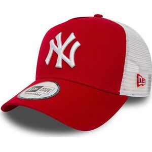 New Era Czapka New York Yankees Clean A Frame Trucker czerwono-biała (11588488) 5863325 192093838049