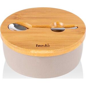 Husla Cukiernica ceramiczna z łyżeczką (HYGGE) 5915847 5900378739722