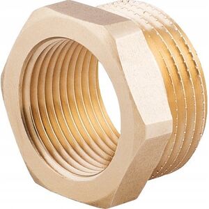 Perfexim Redukcja mosiądz 11/2"x11/4" wzmocniona PHA-306 G1 1/2xG1 1/4 ZW PN16 [10/200] 5931250 5901880000447