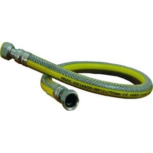 PROFITOR Przewód gazowy z dwoma nakrętkami obrotowymi G 1/2” e-GAZ Typ 111 GW/GW L = 1250 5934438 5907573471846
