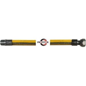 PROFITOR Przewód gazowy z nakrętką obrotową G 1/2” i końcówką GZ 1/2” Typ 112 GW/GZ L = 1500 5934445 5907573471914