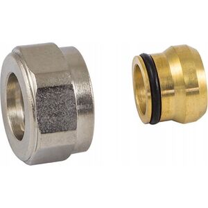 Schlosser Złączka zaciskowa na miedź GW M22x1,5 x 15 mm, niklowana 5936044 5901445014537