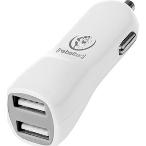 Ładowarka Rebeltec Hugh Speed Dual 2x USB-A 2.1 A  (RBLAKT00005) 5938430 5902539601008