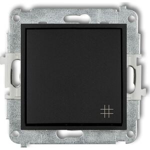 Karlik Mini Łącznik krzyżowy czarny mat (12MWP-6) 6011441 5903268586277
