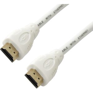 Kabel Manhattan HDMI - HDMI 0.5m biały (ICOC-HDMI-4-005NWT) 6118591 8051128105339