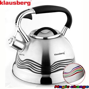 Klausberg CZAJNIK STALOWY INOX 3.0L KLAUSBERG [KB-7048] 6311769 5902666610485