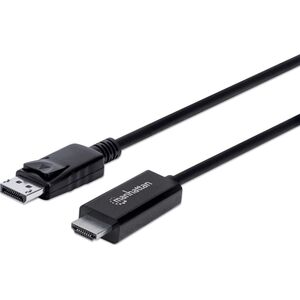 Kabel Manhattan DisplayPort - HDMI 3m czarny (153218) 6407919 766623153218