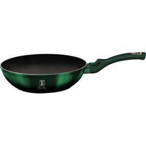 Patelnia Berlinger Haus wok Emerald Tytanowa 28cm 6412548 5999056798922