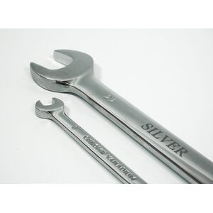 Silver ZESTAW KLUCZY PŁASKO-OCZKOWYCH Z GRZECHOTKĄ SILVER /8szt. EXSK-008-01 6415970 5907589361438